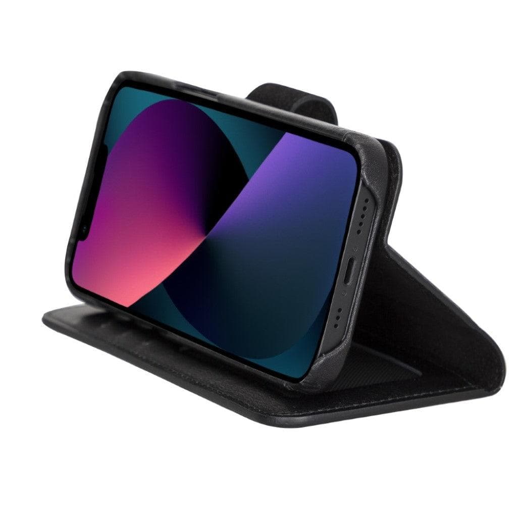 Funda tipo Cartera Desmontable con Revestimiento de Cuero Completo para Apple iPhone Serie 13