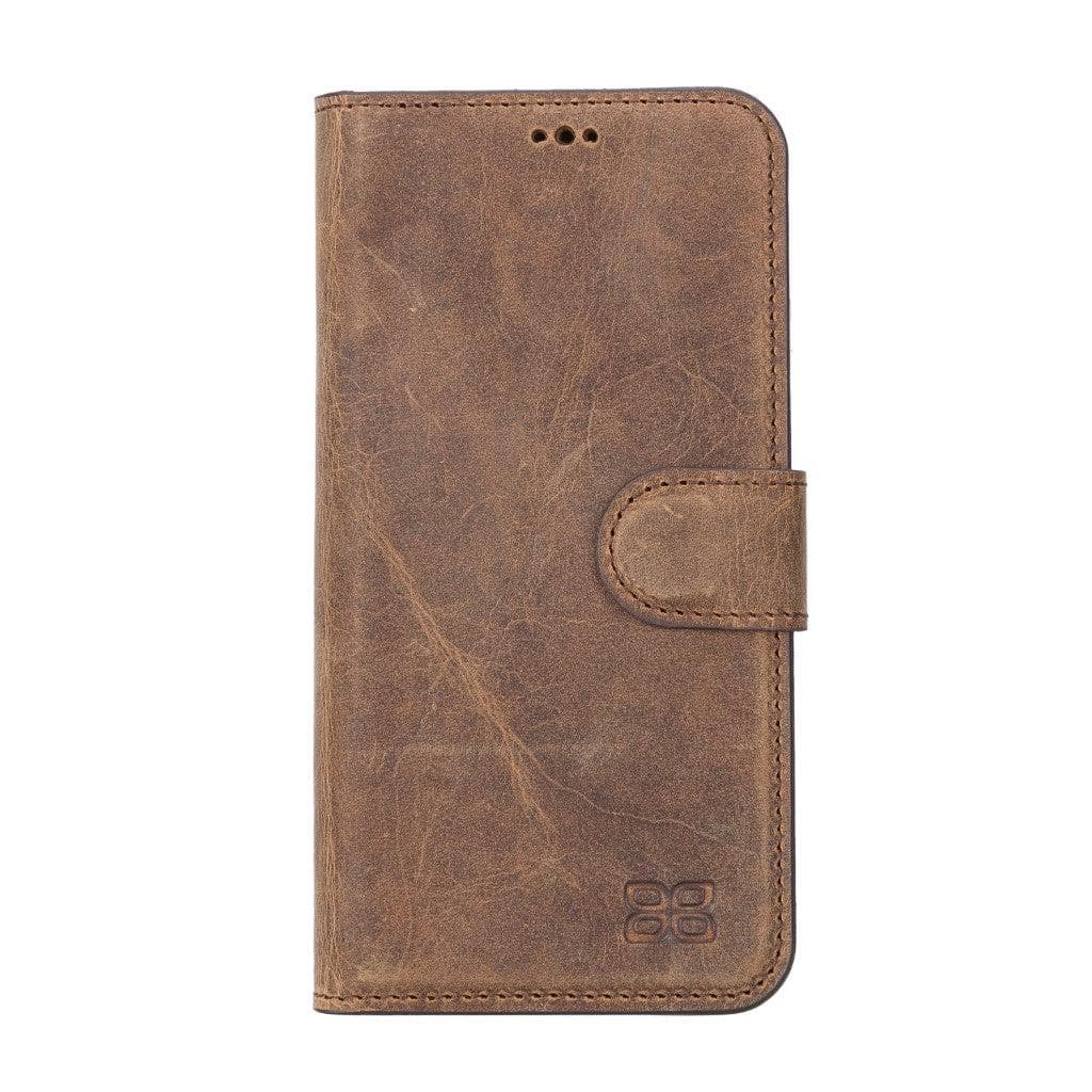 Funda tipo Cartera Desmontable con Revestimiento de Cuero Completo para Apple iPhone Serie 13