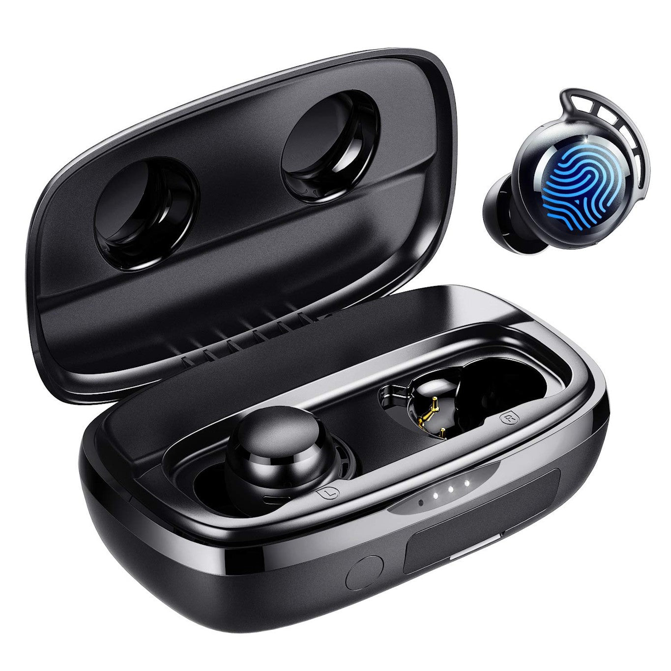 ML Wireless Earbuds, Bluetooth 5.3 Headphones in Ear with Microphone,