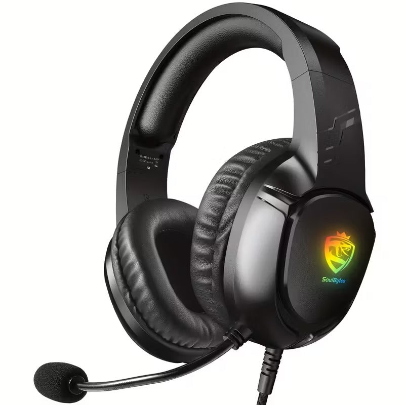 S20 Gaming Headset 50mm LED Mic-0