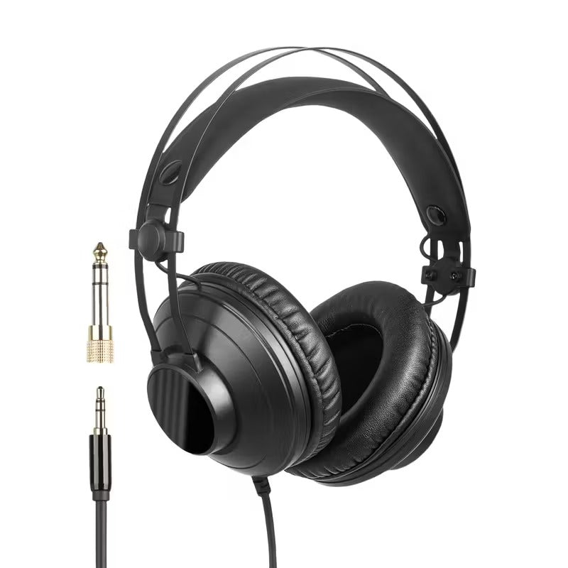 Dual Plug Wired Studio Headphones-0