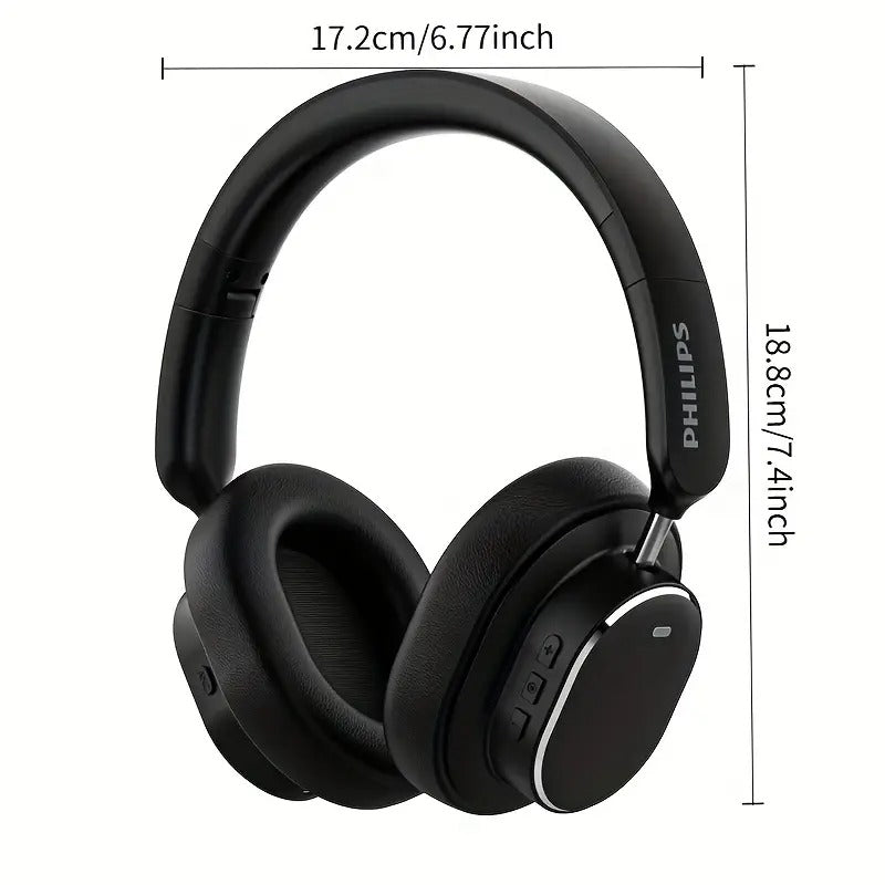 Wireless Bluetooth Over-Ear Headphones with ANC and Mic-1