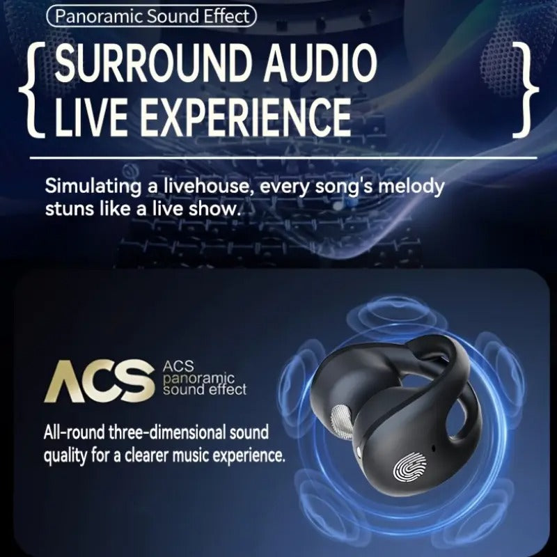 Wireless Earbuds Pure Bass Sound Bluetooth Headset-1