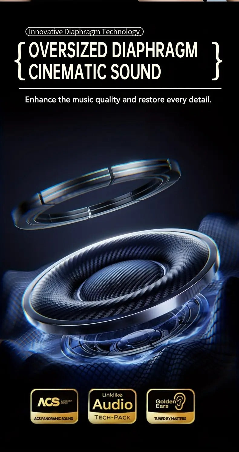 Wireless Earbuds Pure Bass Sound Bluetooth Headset-3