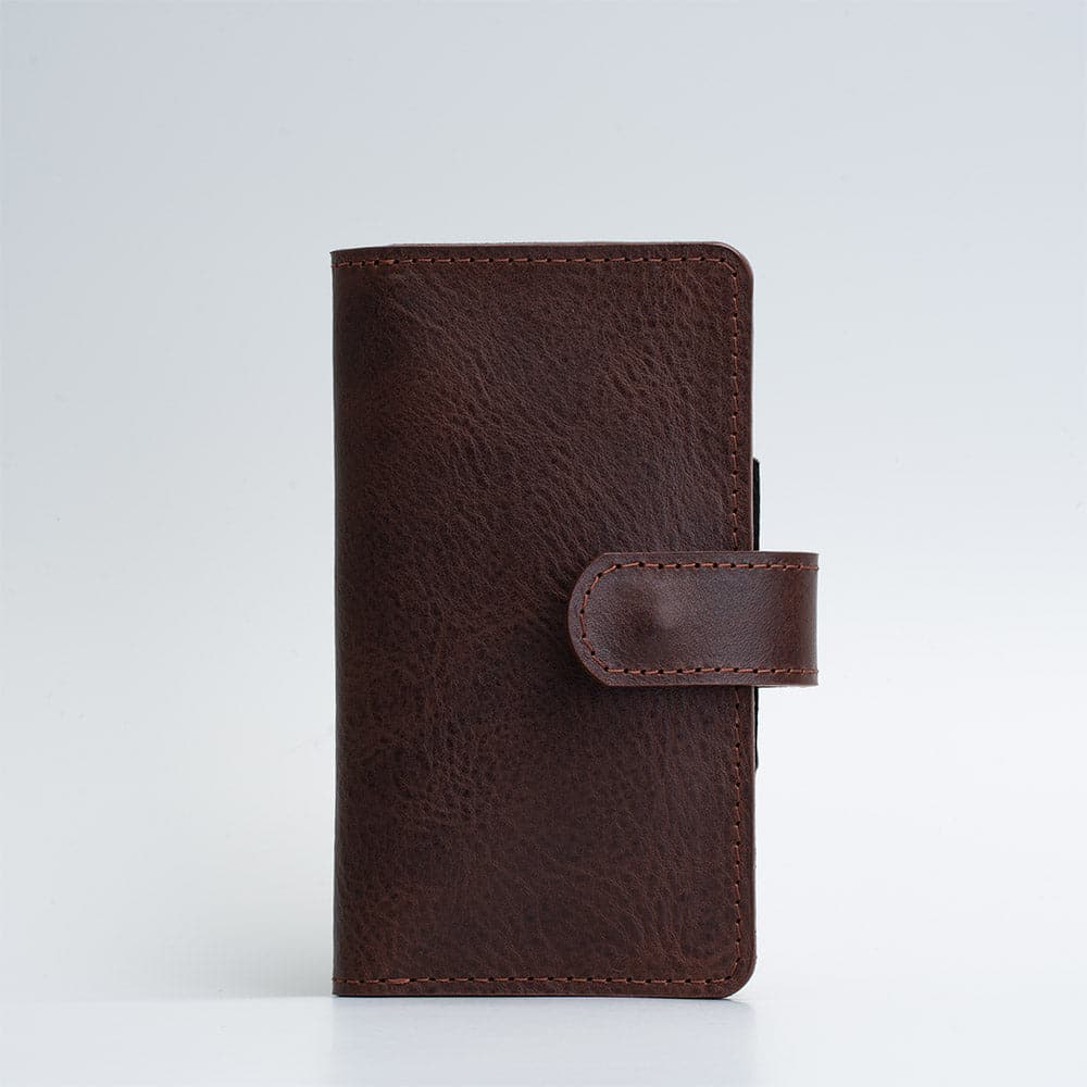 Leather Folio Wallet for iPhone 12 Series with MagSafe on magnet