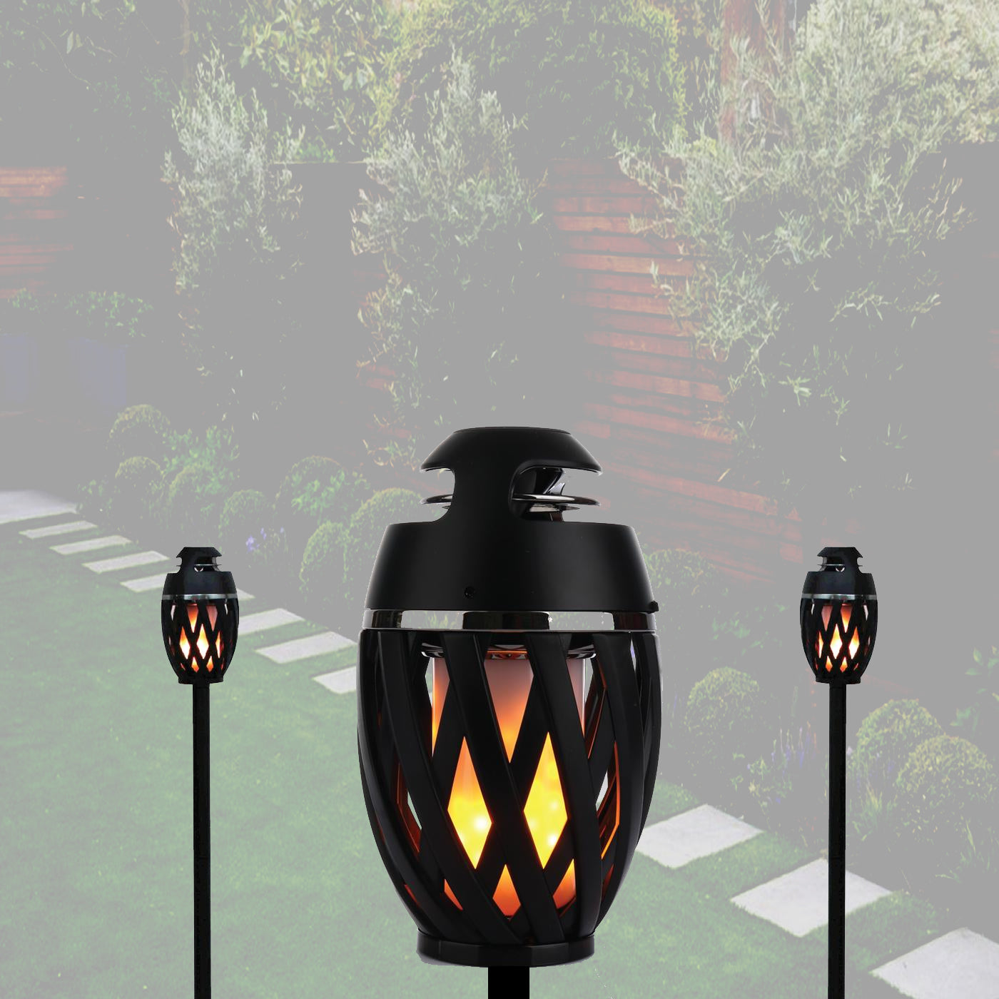 Tiki Tiki To To Outdoor-LED-Fackel mit Bluetooth-Lautsprecher