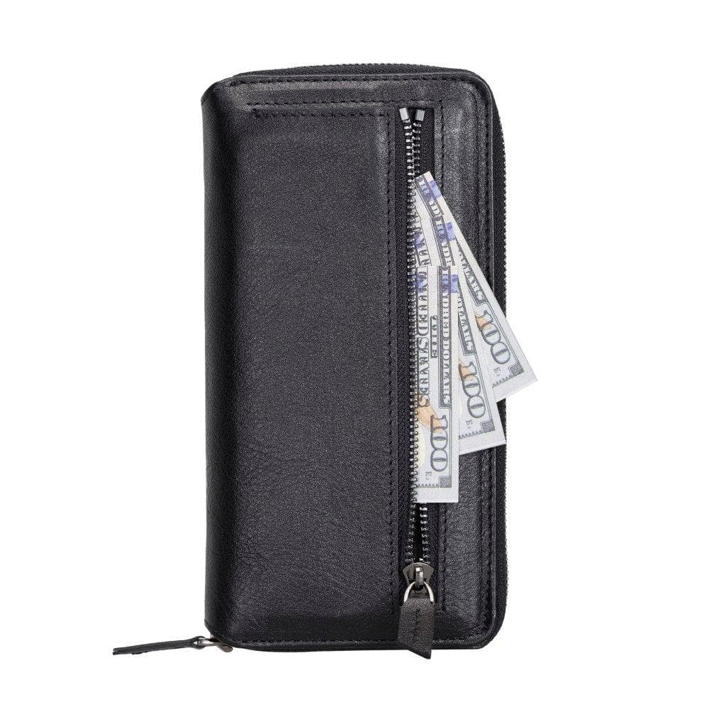 Abnehmbare Leder-Reißverschluss-Brieftaschen-Hüllen für die Apple iPhone 13 Serie
