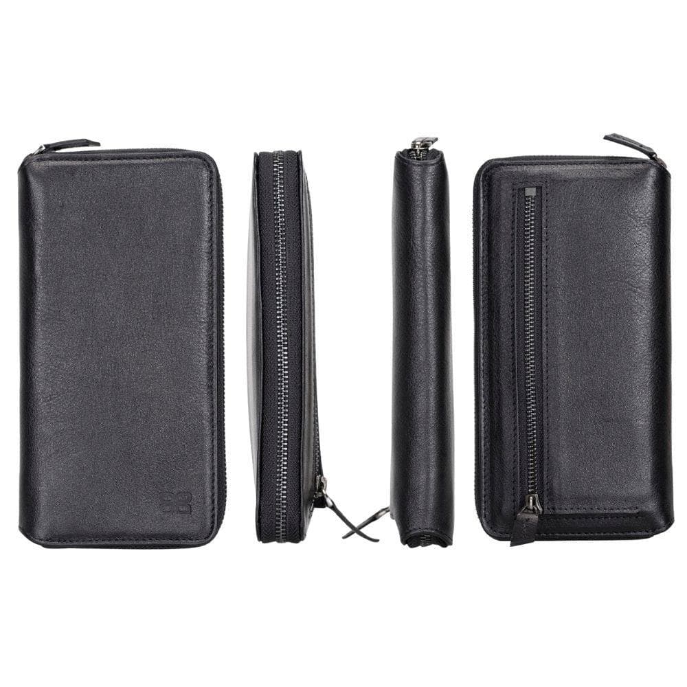 Abnehmbare Leder-Reißverschluss-Brieftaschen-Hüllen für die Apple iPhone 13 Serie