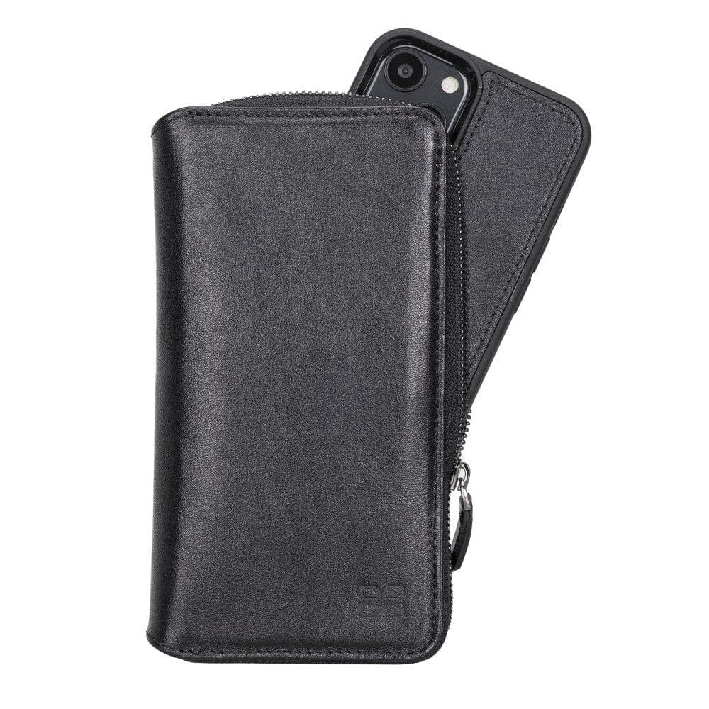 Abnehmbare Leder-Reißverschluss-Brieftaschen-Hüllen für die Apple iPhone 13 Serie
