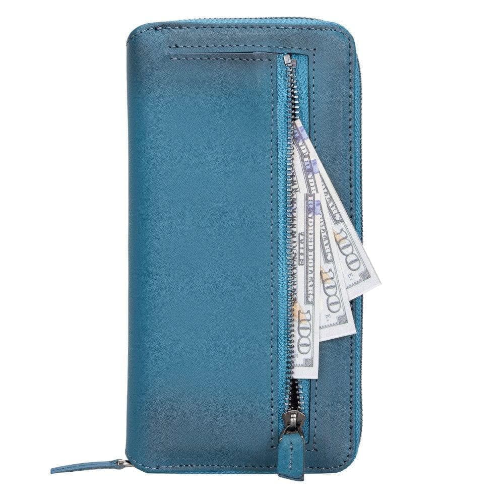 Abnehmbare Leder-Reißverschluss-Brieftaschen-Hüllen für die Apple iPhone 13 Serie