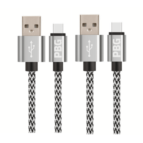 PBG 2er Pack 3m XL Typ-C Ladekabel - Kompatibel mit iPhone,