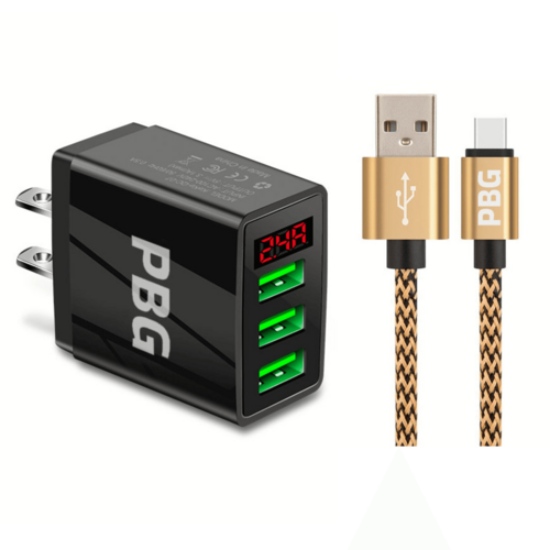 PBG 3-Port LED Display Wandladegerät und XL10FT Ladegerät kompatibel für