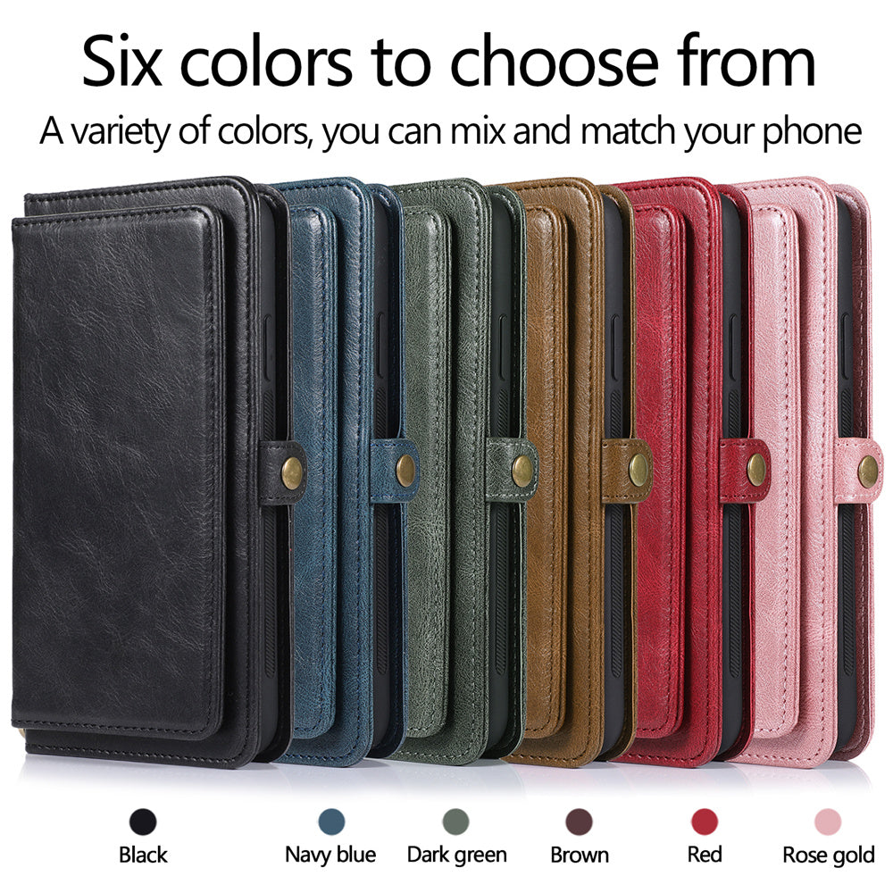 Magnetische Kartenhalter-Brieftaschenhülle für iPhone