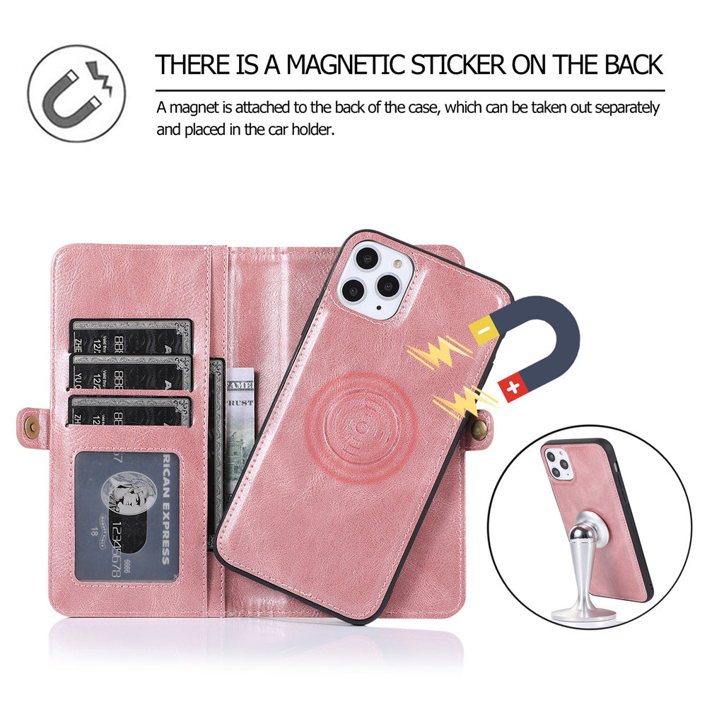 Magnetische Kartenhalter-Brieftaschenhülle für iPhone