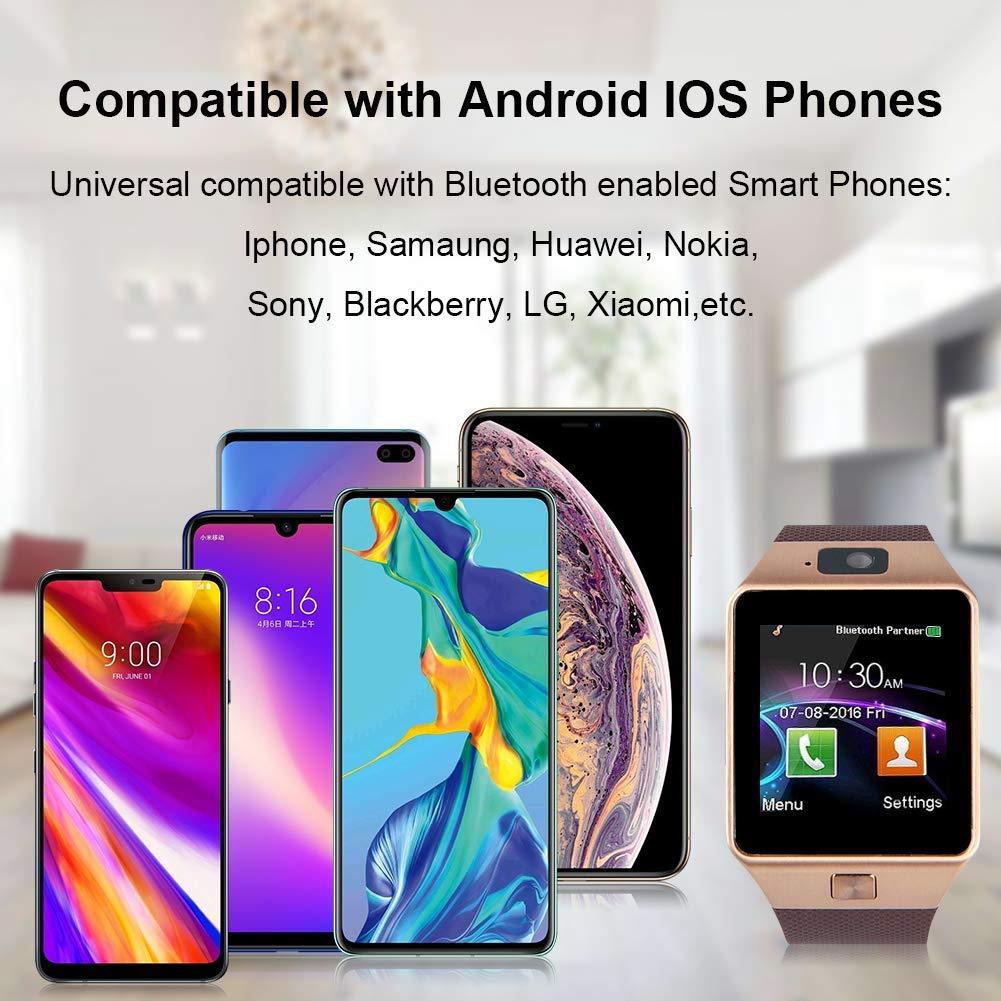 Reloj inteligente Android Bluetooth con cámara, ranura SIM y TF