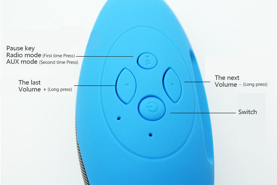 Drahtlose tragbare Bluetooth-Mini-Lautsprecher für Laptop, Telefon, FM