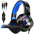 Headphones with Microphone for PC Xbox One PS4/5 Controller Bass