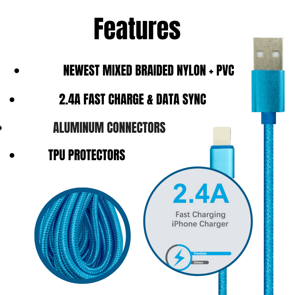 PBG 2er Pack 3m XL Typ-C Ladekabel - Kompatibel mit iPhone,
