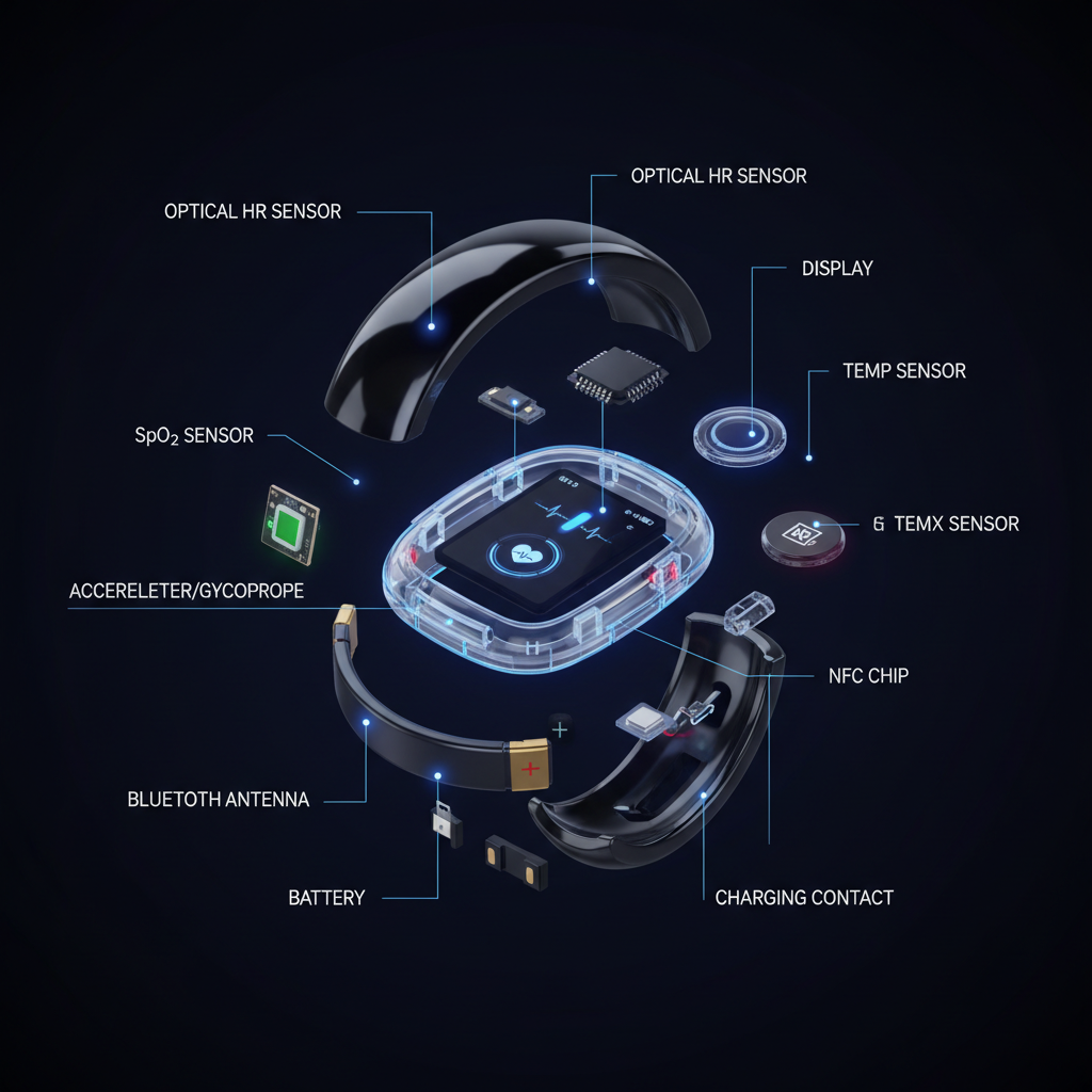 Smart Ring - Vista Explodida