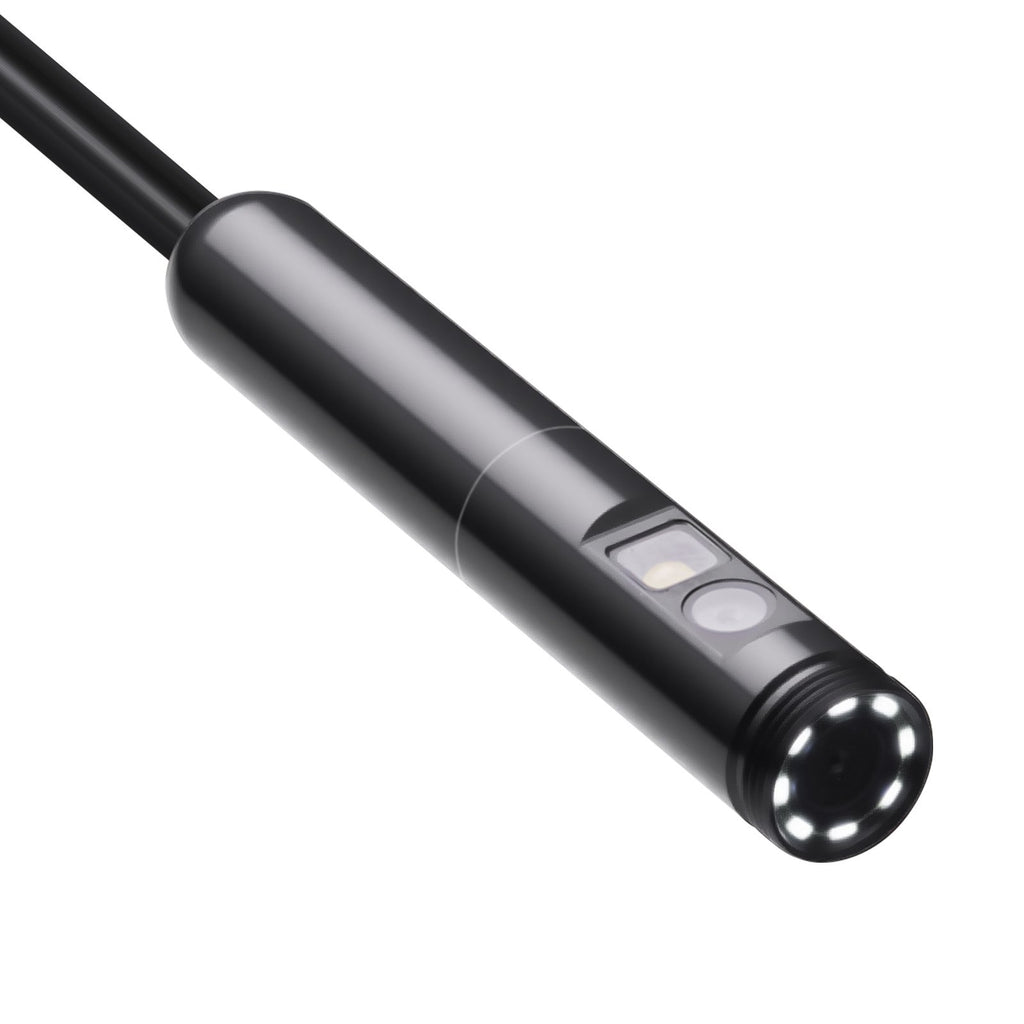 Endoscope Camera with Light, Dual Lens Borescope for Android & IOS,